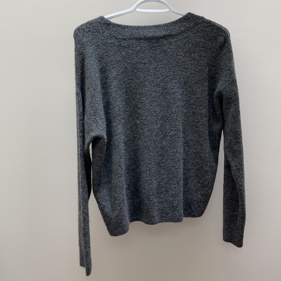 Grey fuzzy sweater from H&M. - Picture 2 of 2